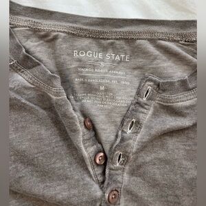 Men’s rouge state Henley shirt medium